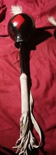  AWESOME NATIVE AMERICAN HAND MADE SHAMAN PEYOTE GOURD RATTLE SHAKER  