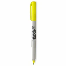 Sharpie  Ultra Fine Pt Marker Permanent Supersonic Yellow  1948365 New