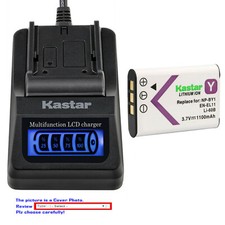 Kastar Battery LCD Quick Charger for Nikon EN-EL11 COOLPIX S550 COOLPIX S560