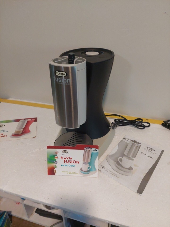 Flavia Fusion Drink Station Coffee Maker BLK And Manual Tested eBay