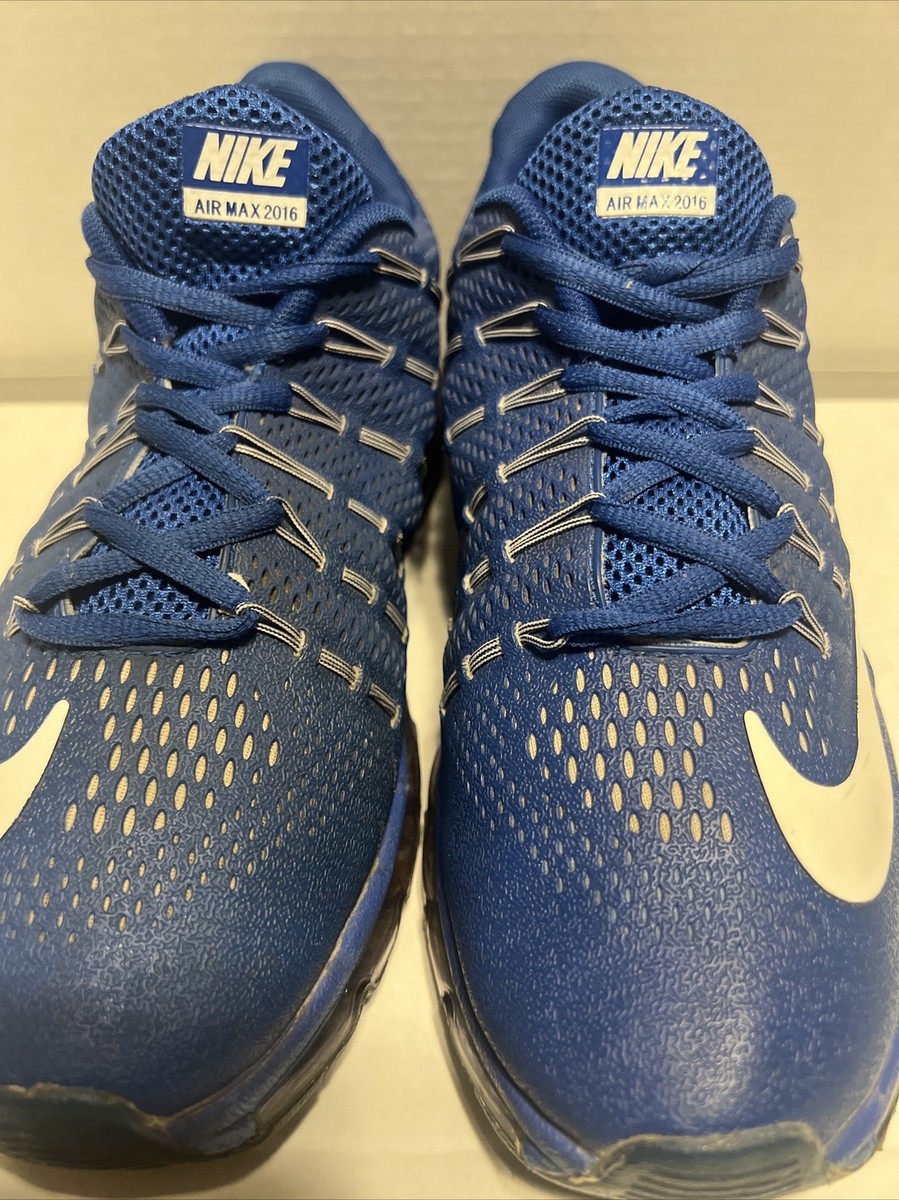 Nike Air Max 2016 Blue/White - Men's Size 9.5 806772-040 Gel Nike Air Max 2016 Blue/White - Men's Size 9.5 806772-040 Gel