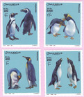 2001 PENGUINS STAMP SET 4 SINGLES BIRDS WILDLIFE ANIMAL SOMALIA UNUSED POSTAGE