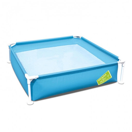 Piscina para niños Bestway 48"" x 48"" x 12"" Mi primer marco piscina azul pádel para niños