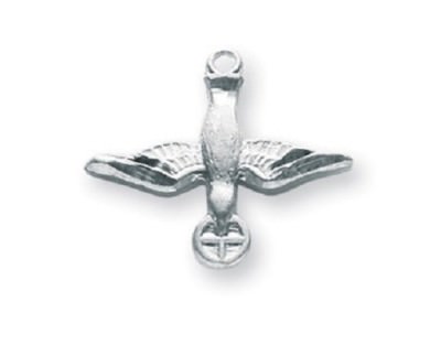 Holy Spirit Sterling Silver Pendant on 18" Chain | eBay