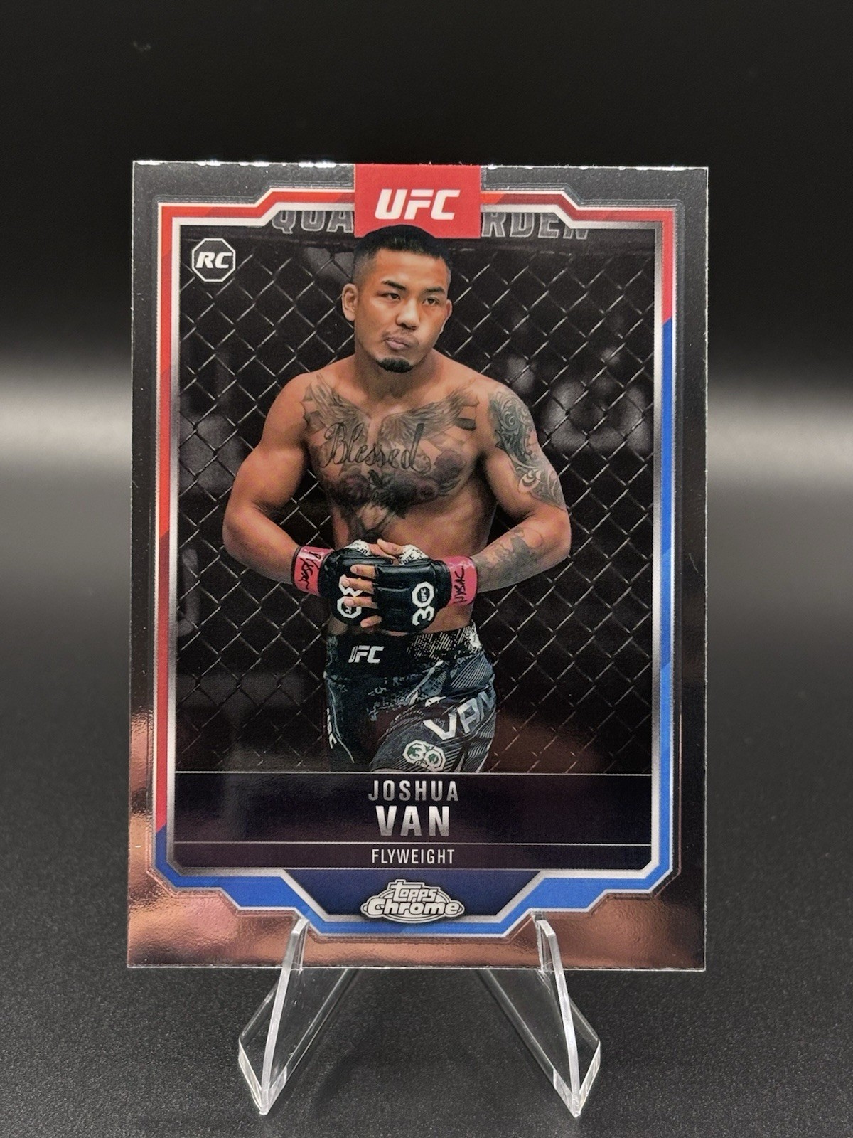 Topps 2025 Chrome UFC Rookie Joshua Van Flyweight #136 UFC CHAMPION