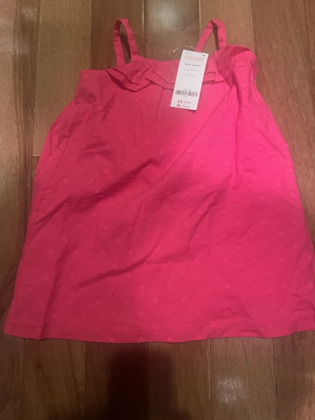 Gymboree Sundress Baby Girl 18-24 Months Dress NWT Pink-image
