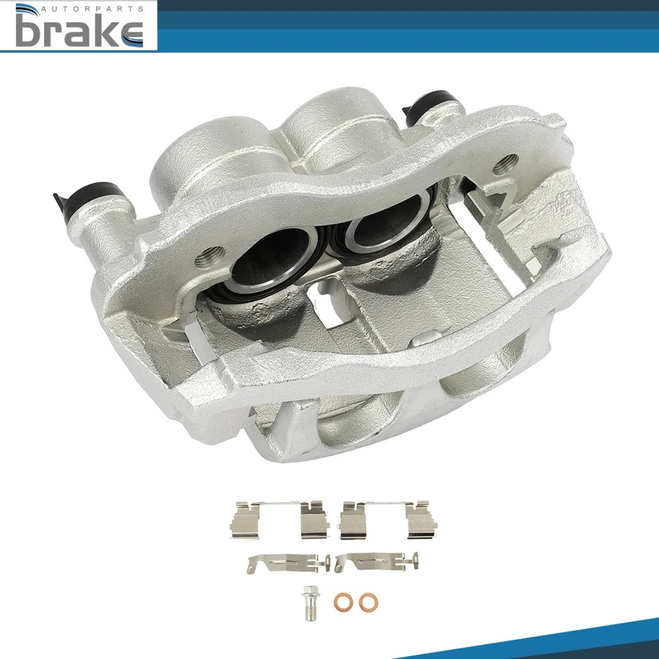 Front Brake Caliper w/Bracket Passenger For 2014-2019 Ram ProMaster 3500 V6 3.6L - Image 4 of 4