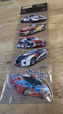 Recollections Race Car Dimensional Themed Stickers 5 Pieces