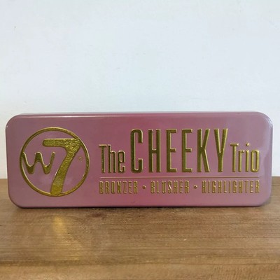 W7 The Cheeky Trio Bronzer Rouge Highlighter Palette Discontinued