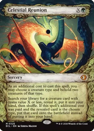 Celestial Reunion (Showcase) 326 Mythic Lorwyn Eclipsed NM