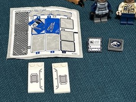LEGO Jurassic World T-Rex Dinosaur Trex04 75918 (10758) 3 Minifigures Stickers