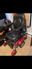 Golden Compass Sport Power Wheelchair GP605 CC/SS Joystick Red Black 6 Wheels