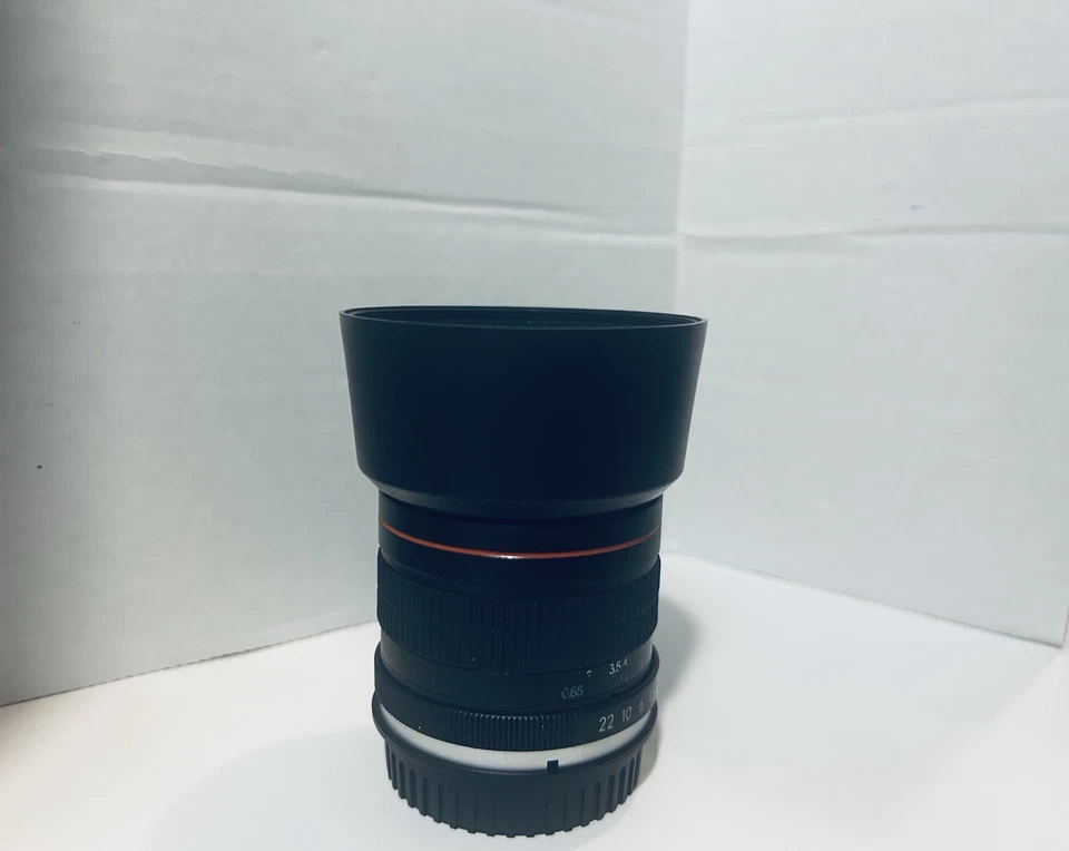 Объектив JINTU 35 мм f/1.8 для Canon — четкая ручная фокусировка, отличное состояние товара - Изображение 2 из 4