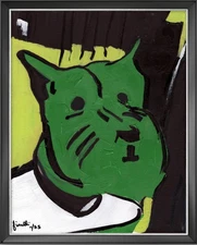 Finelli Original Art 11x14 PAINTING ABSTRACT EXPRESSIONISM Painting ARTWORK G4E