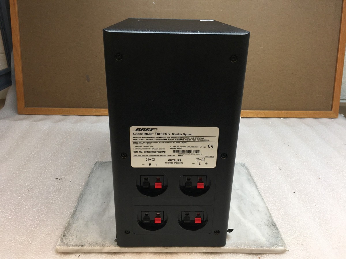 Bose Acoustimass 3 Series IV Speaker System Subwoofer only | eBay