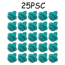 25PC Fastener Hole Door Trim Panel Plastic Clips Rivets Retainer 9mm For Toyota