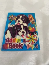 Lisa Frank Small Address Book  4”x 3"