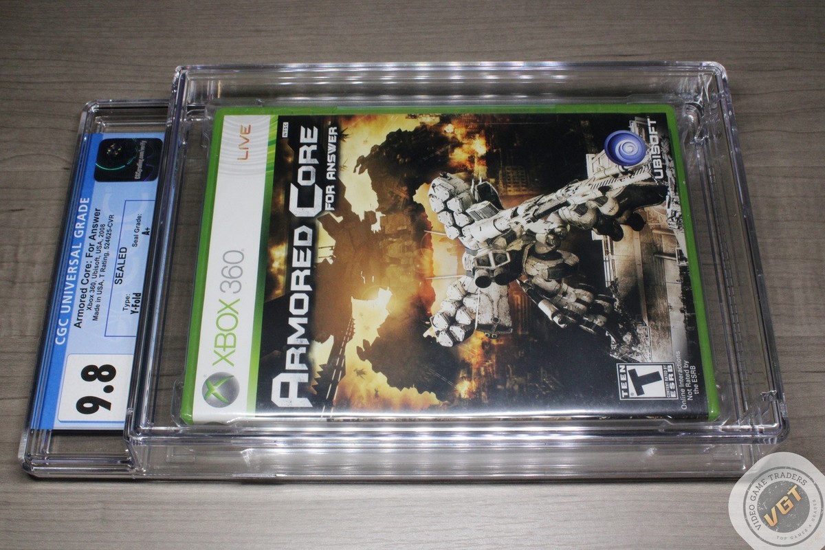 CGC 9.8 A+ - Armored Core: For Answer Xbox 360 2008 NEW! - RARE