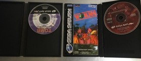 Sega Saturn  Games X2 Tomb Raider, Worms-Pre-Owned - Untested