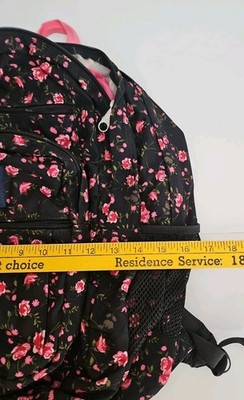 JanSport Girls Floral Backpack Black with Pink Roses School Bag Padded Straps | eBay JanSport Girls Floral Backpack Black with Pink Roses School Bag Padded Straps | eBay