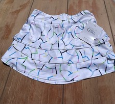 Athleta Girl Size White Swing Tennis Skort Girls Size XL 14 NWT MSRP 49