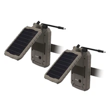Rechargeable 12V Solar Battery 2-Pack with 10ft Cable for Trail Cameras
