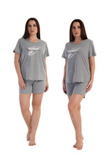 Vienetta Damen-Baumwollpyjama mit kurzen &Auml;rmeln und Shorts, Gr&ouml;&szlig;e 4XL