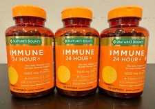 Nature's Bounty Immune 24 Hour  - 120 Softgels, 3 PACK - EXP 02/27 NEW/SEALED 