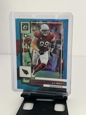 Panini Donruss Optic 2022 J.J. Watt #4 Aqua Prizm /299 Arizona Cardinals NFL
