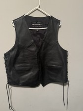 Wilson s Open Road Leather Vest For Men And Extra Large And Excellent Condition