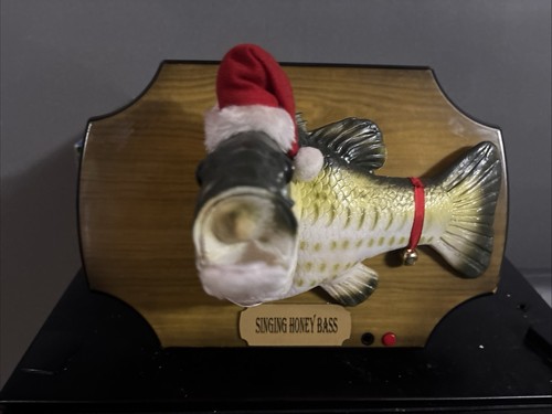 Christmas Singing Honey Bass Singing Fish Fully Working Very Rare!