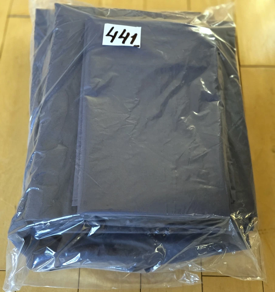 Brooklinen Classic Percale 4-Piece Sheet Set Full 100% Cotton Graphite #441 $195 - Image 3 of 4