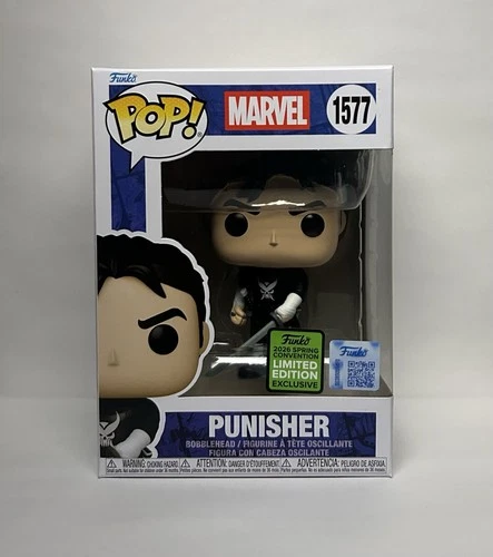 Funko Pop! Marvel-  Punisher #1577 ECCC 2026 SHARED + Protector