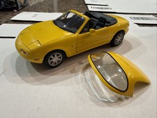 KYOSHO 1/18 SCALE MAZDA MX-5 MIATA DIECAST! RARE YELLOW! SUPER NICE!!
