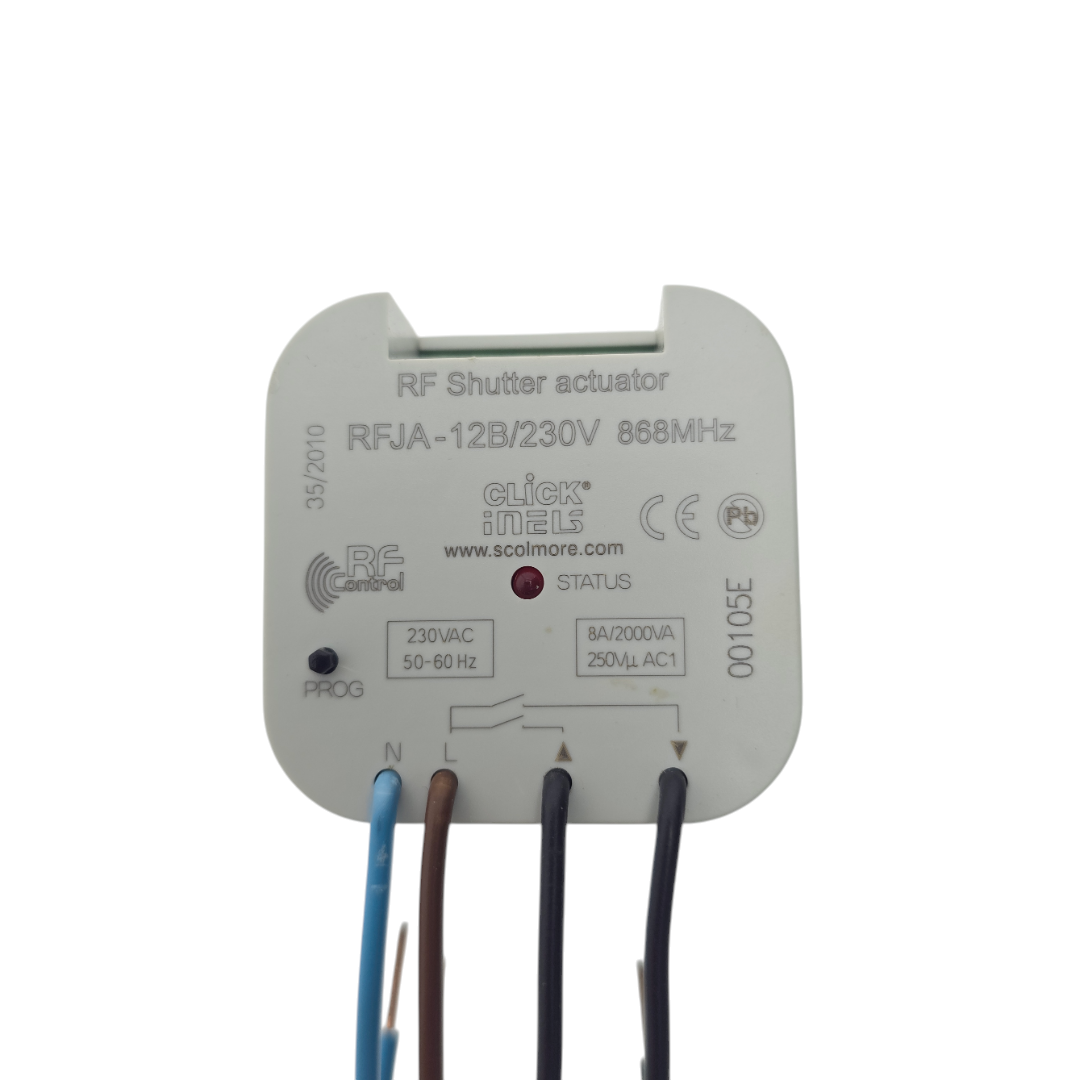 Click iNELS RFJA12B 230V RF Shutter Actuator 868 MHz