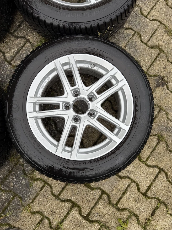 WINTERRADSATZ VW CADDY JETTA TOURAN PASSAT SKODA OCTAVIA SEAT LEON 8mm Profil - Bild 3 von 4