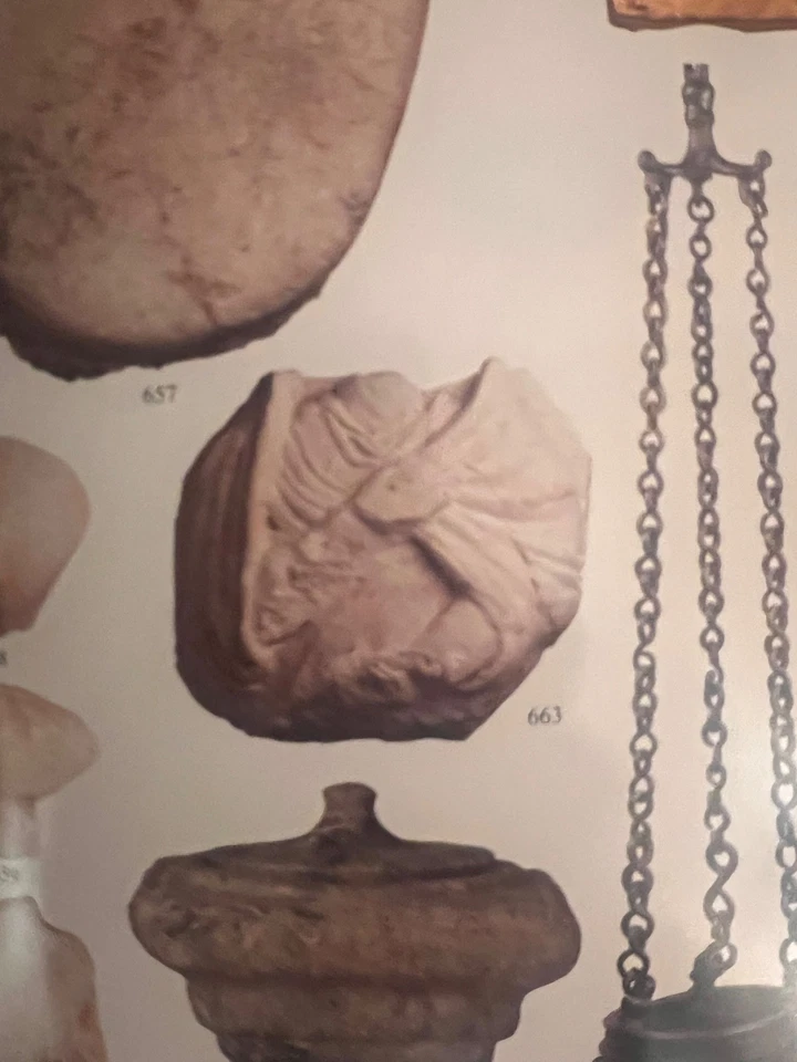 Roman Stone Toga Bust 1st-4th Century AD - Image 2 of 4