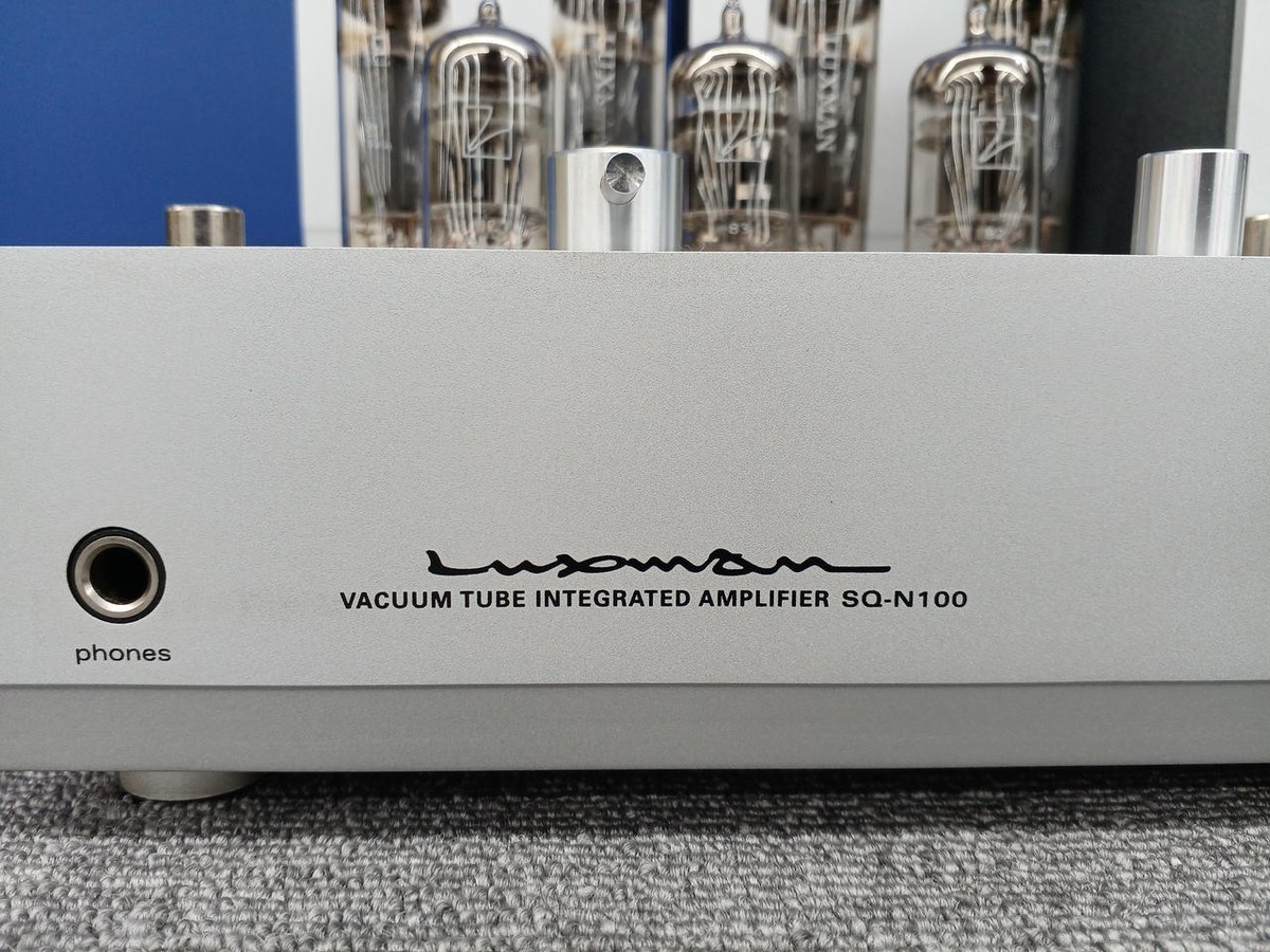 LUXMAN SQ-N100 Vacuum Tube Integrated Amplifier W/ Cable Tested