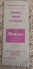 Perkins Diesel L4 Engine Instruction Chart