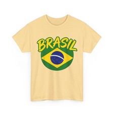 Brasil Shirt, Brasil Brazilian Flag Brazil Soccer Lovers Supporters T-Shirt