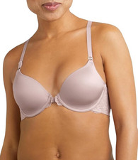 MAIDENFORM One Fab Fit Full Coverage Lace Racerback Bra sz 34D Gloss