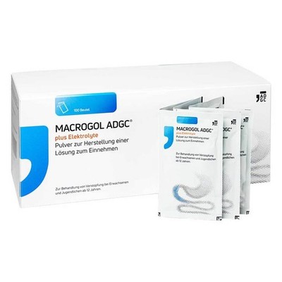 Macrogol ADGC  plus Elektrolyte Pulver zur H.e.L.zum Einnehmen  · 100 St · PZN 1