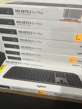 Logitech MX Keys S for Mac Wireless Bluetooth Backlit Keyboard No Usb Dongle
