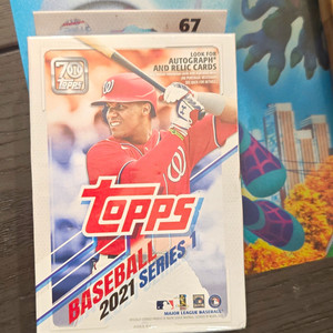 Topps 2021 Series 1 Baseball Sealed Pack 67 Cards MLB Washington Nationals