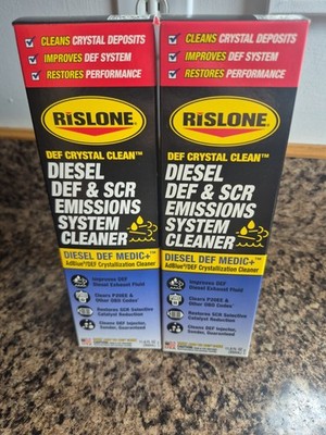 Rislone DEF Crystal Clean Diesel DEF & SCR Emissions System Cleaner, 11.8 oz 2Ct