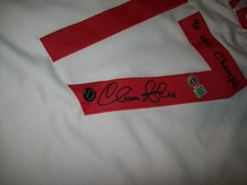 CHRIS SABO INSCRIBED 90 WS CHAMPS AUTOGRAPHED SIGNED JERSEY CINCINNATI REDS SWAU