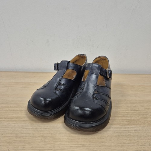 Dr Martens Vintage Polley Blue Navy Mary Jane England Chunky Plateau Schuhe Uk 4 - Bild 3 von 13