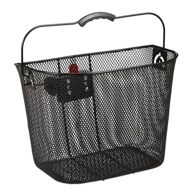 Fahrradkorb vorne Lenkerkorb Abnehmbarer Radkorb Vorderrad Einkaufskorb 3er Set - Bild 1 von 4