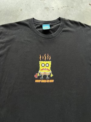 crazy vintage 2002 nickelodeon spongebob squarepants water would be nice tee XL