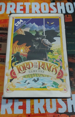 Lord of the Rings (Melbourne 86) Commodore 64 (Box, 2 Tape, Manual) works ok con